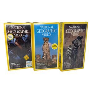 National Geographic VHS Bundle of 3 New Sealed